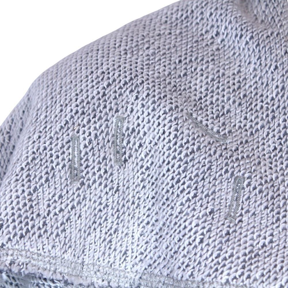 Trouble At The Mill Long Open Cardigan Sweater in Gray & White Size Small - Picture 8 of 13